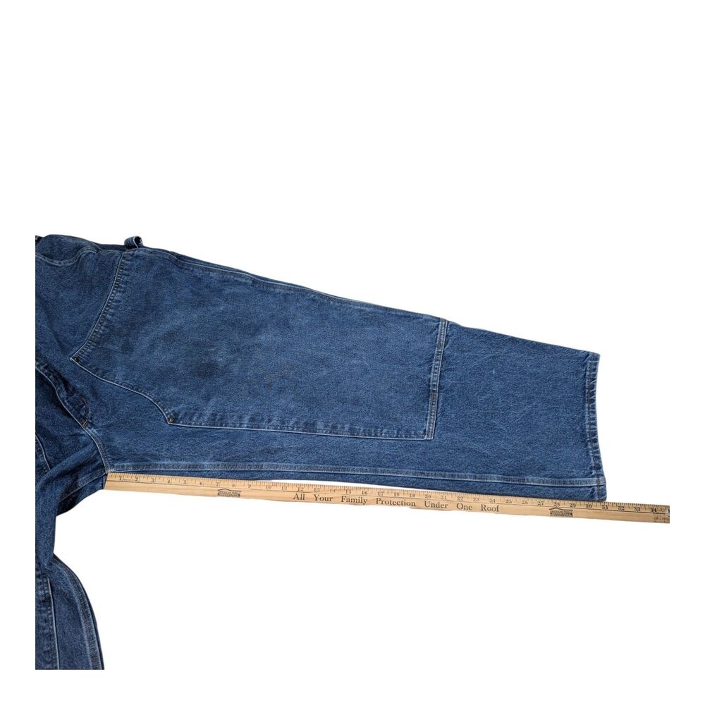 Carhartt B73 DST Double Knee Blue Jeans 50x32 Loose Fit Dungaree‎ - Picture 12 of 13